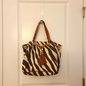 Michael Kors Zebra Print Shoulder Bag
